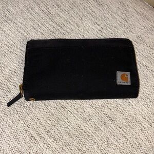 Carhartt Black Canvas Zip Wallet